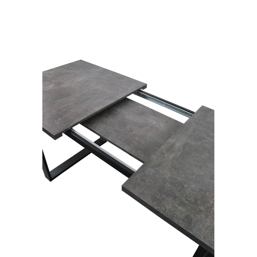 Table de salle à manger pliable COLIN gris