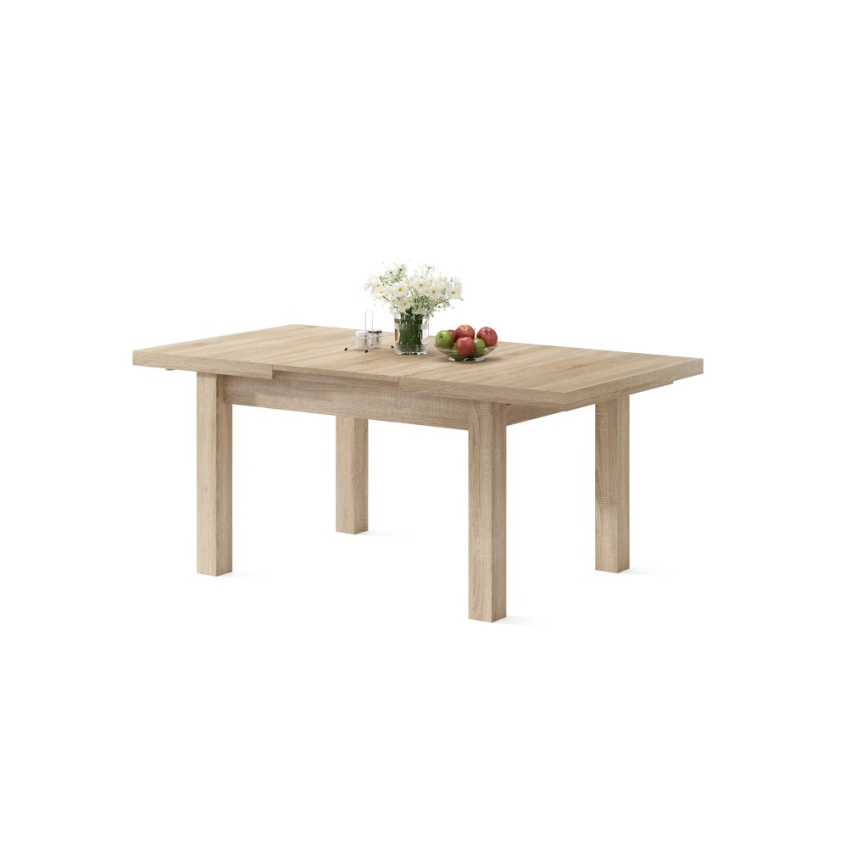 Table de salle à manger pliable pour 12 personnes RALF chêne sonoma