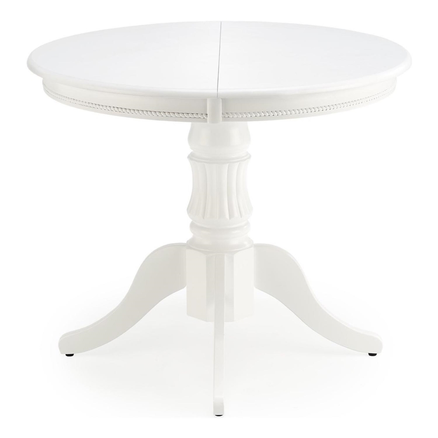 Table de salle à manger pliable WILLIAM 75x124 cm blanc