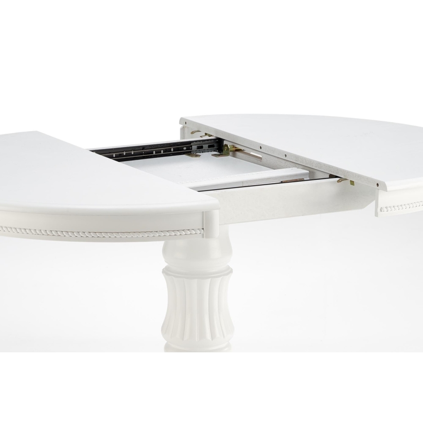 Table de salle à manger pliable WILLIAM 75x124 cm blanc