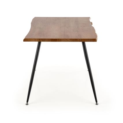 Table de salle à manger SOLACE chêne/noir