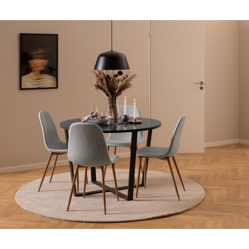 Table de salle à manger TINO anthracite