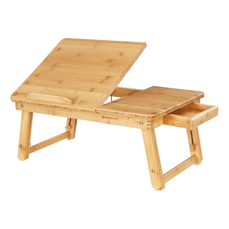 Table d'ordinateur réglable pour lit LAT marron