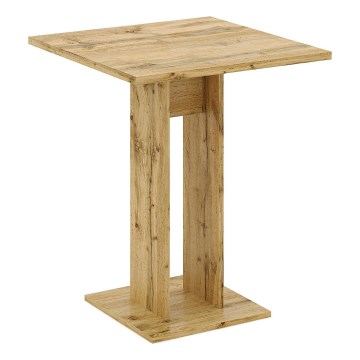 Table STRAPO 68x68 cm chêne Wotan