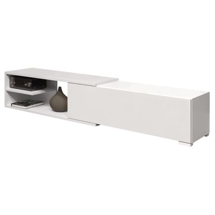 Table TV CLIF 40x180 cm blanc