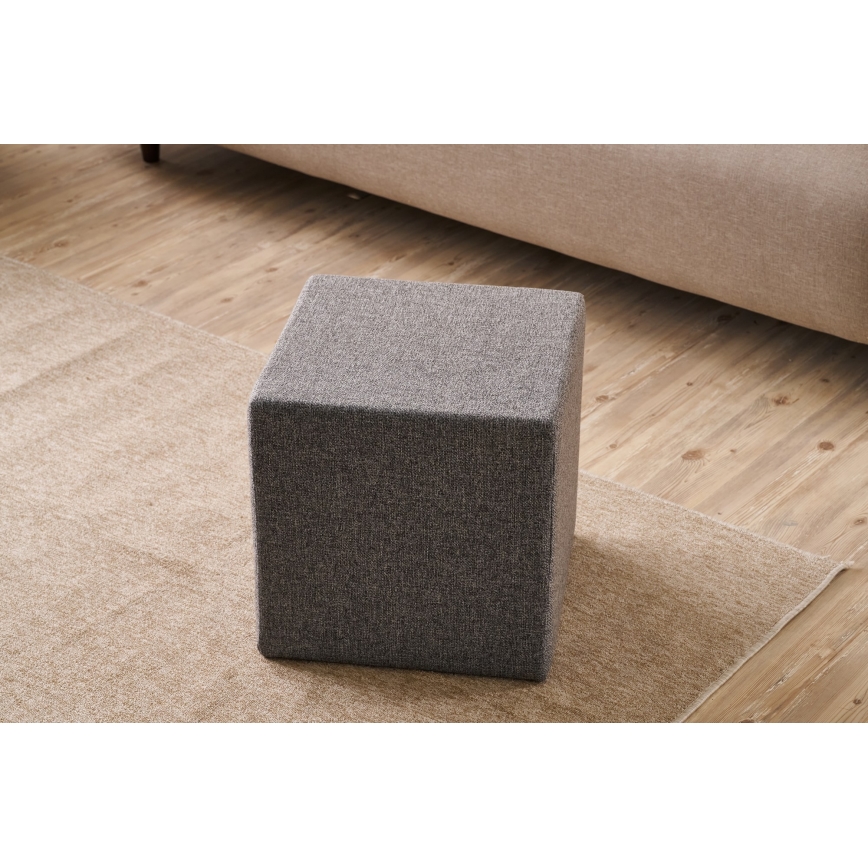 Tabouret CUBI 40 x 40 cm anthracite