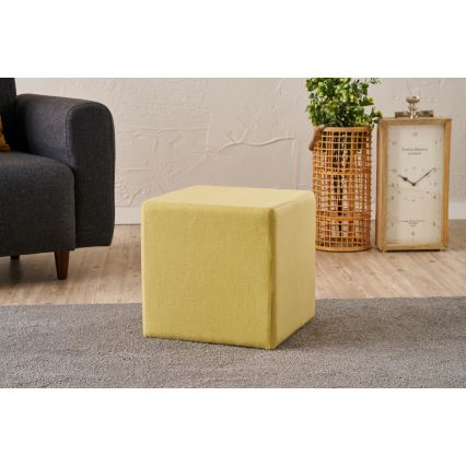 Tabouret CUBI 40 x 40 cm jaune