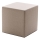 Tabouret CUBI 40x40 cm beige