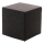 Tabouret CUBI 40x40 cm marron foncé