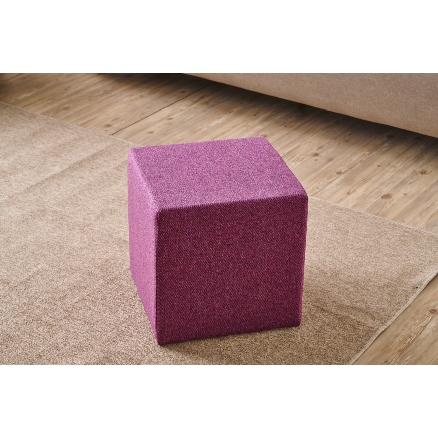Tabouret CUBI 40x40 cm rose