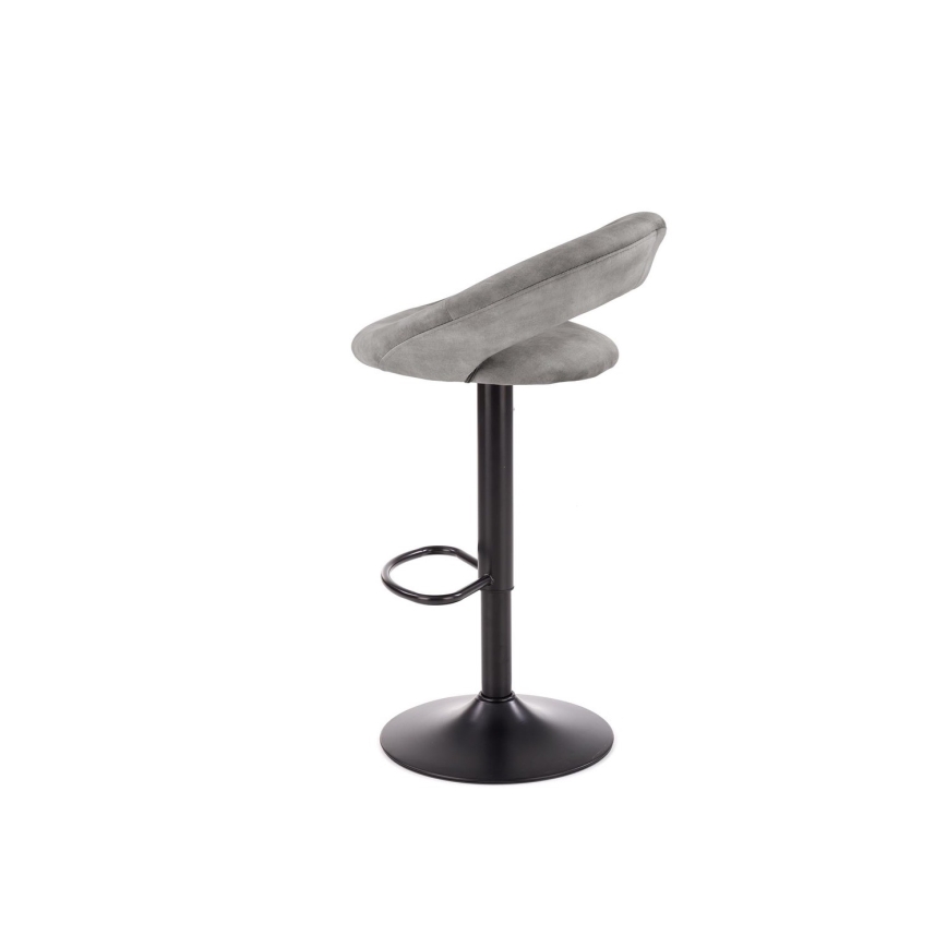Tabouret de bar 100x48 cm gris/anthracite