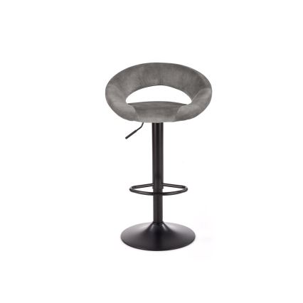 Tabouret de bar 100x48 cm gris/anthracite