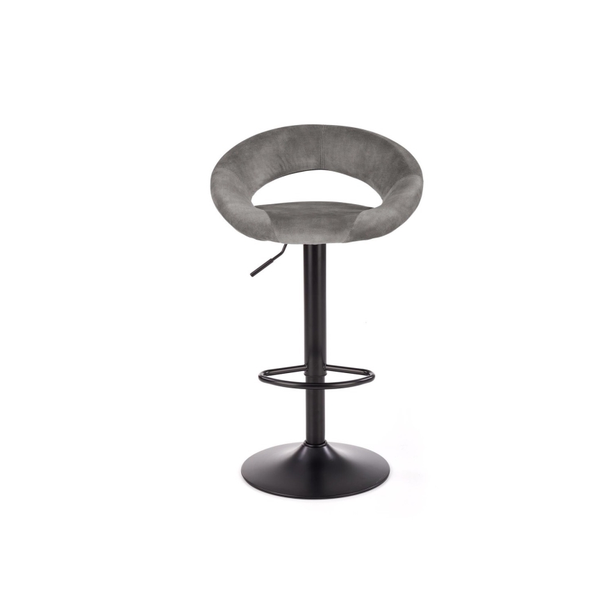 Tabouret de bar 100x48 cm gris/anthracite