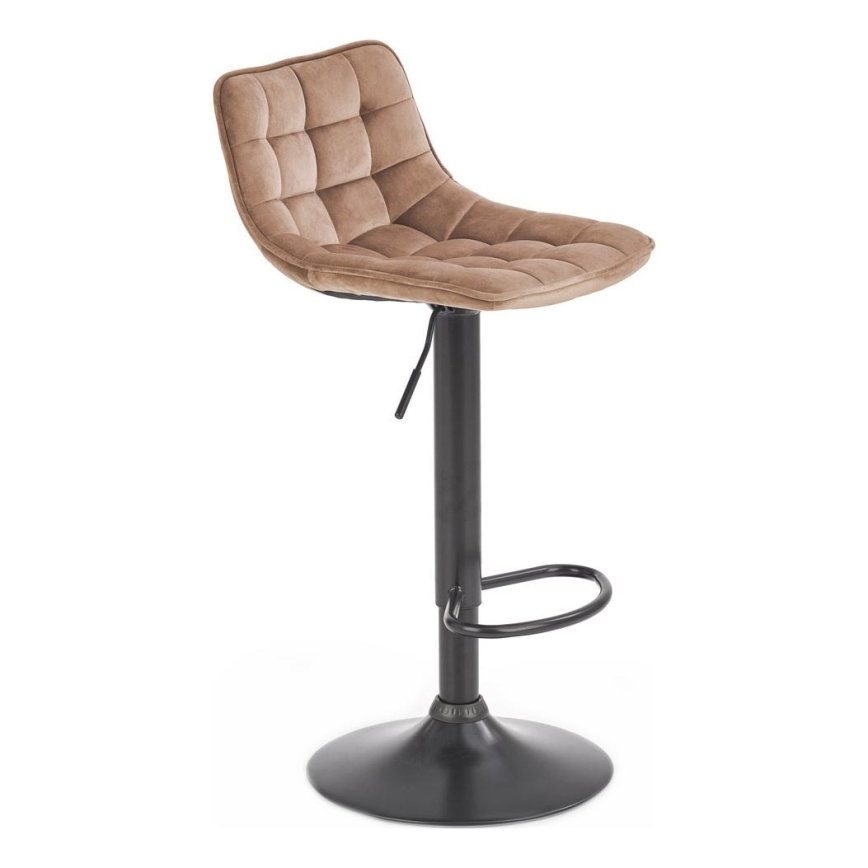 Tabouret de bar 106x43 cm anthracite/marron