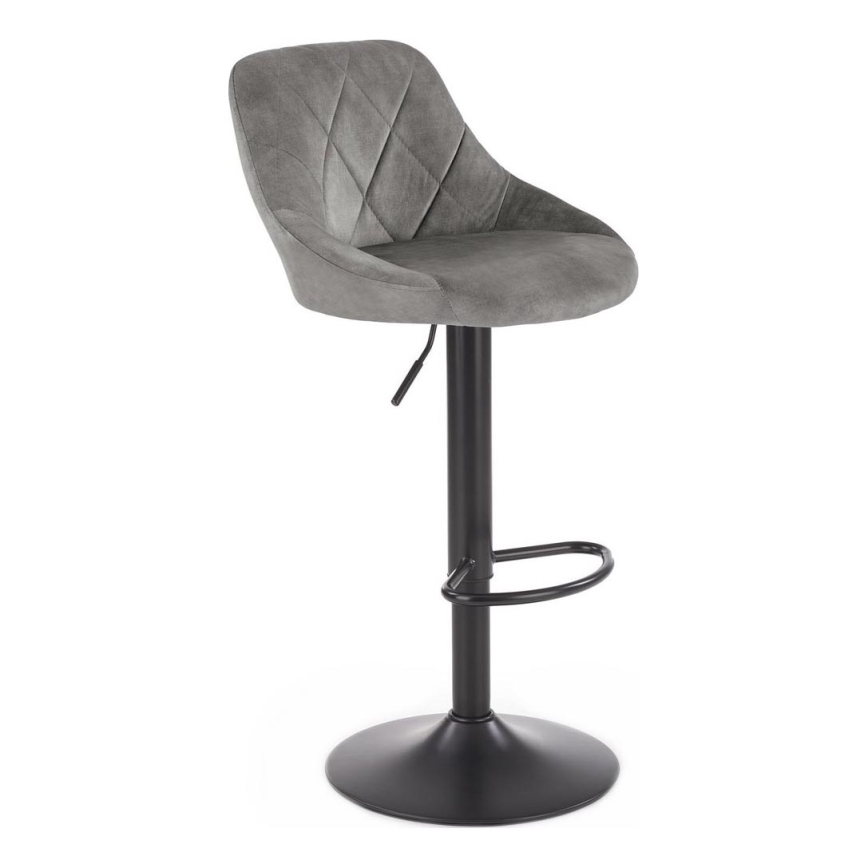 Tabouret de bar 106x47 cm gris/noir