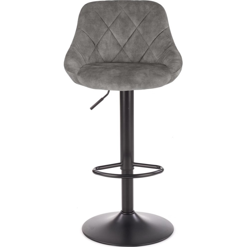 Tabouret de bar 106x47 cm gris/noir