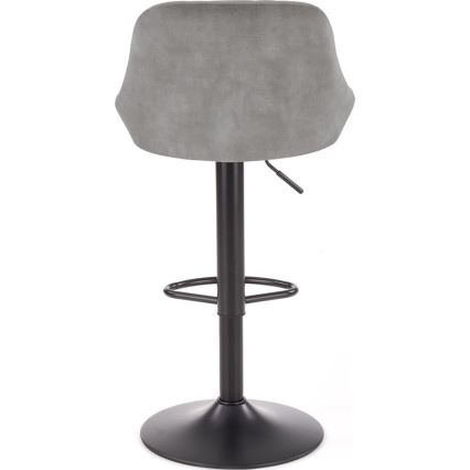 Tabouret de bar 106x47 cm gris/noir