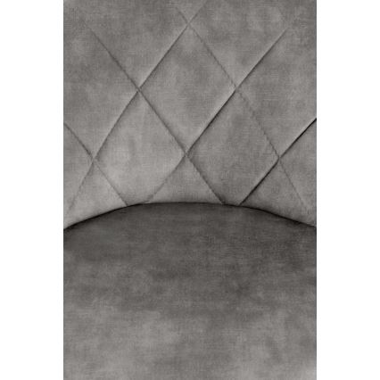 Tabouret de bar 106x47 cm gris/noir