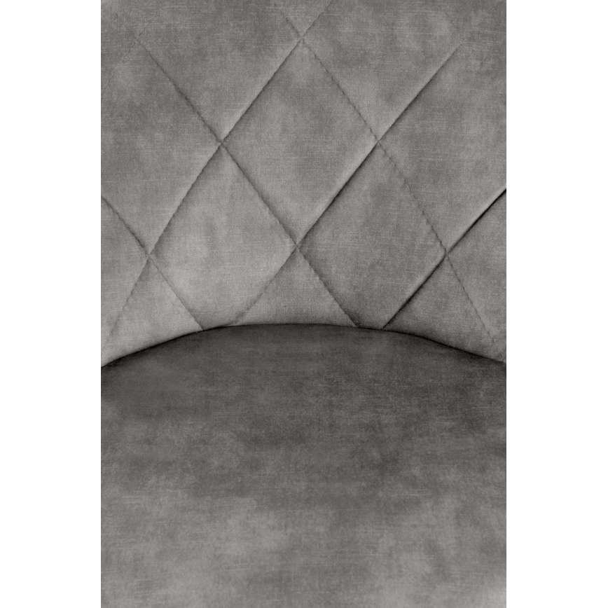 Tabouret de bar 106x47 cm gris/noir