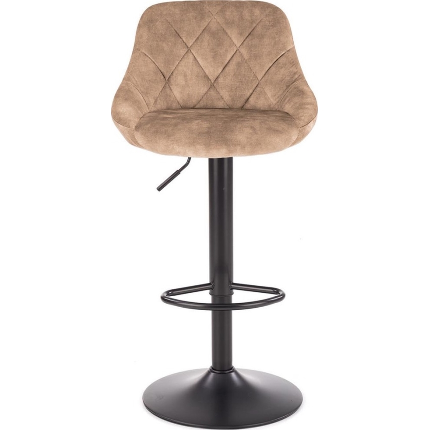 Tabouret de bar 106x47 cm noir/marron