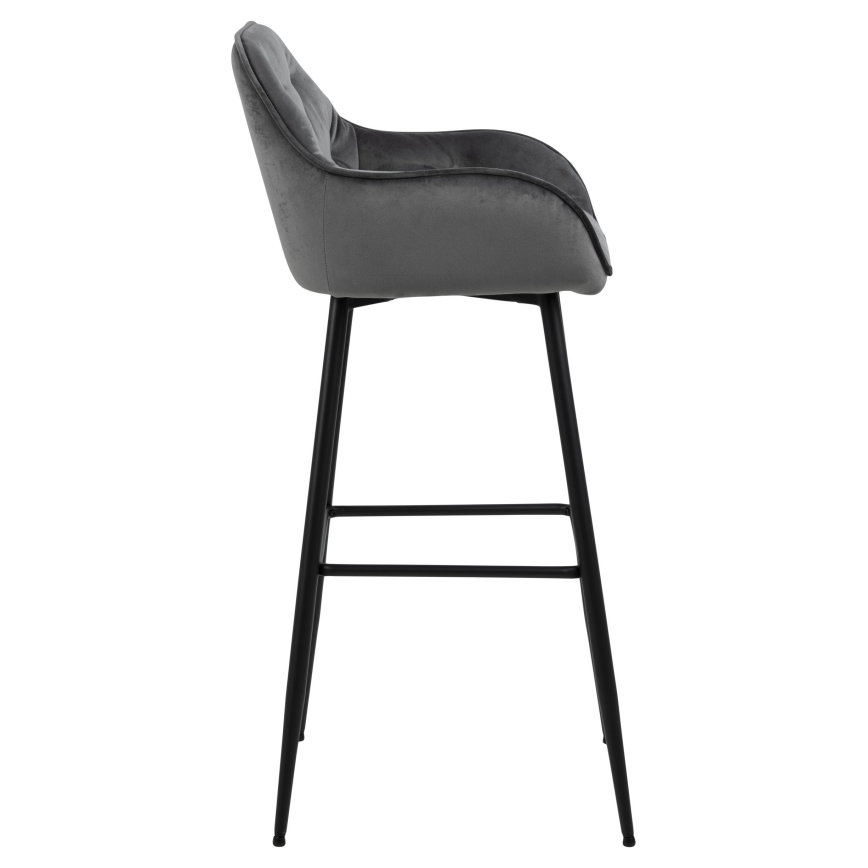 Tabouret de bar AYLIN 1 pcs gris foncé