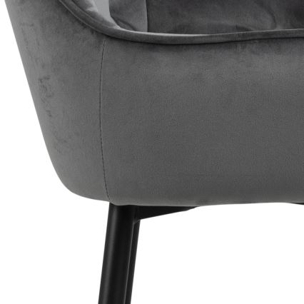 Tabouret de bar AYLIN 1 pcs gris foncé