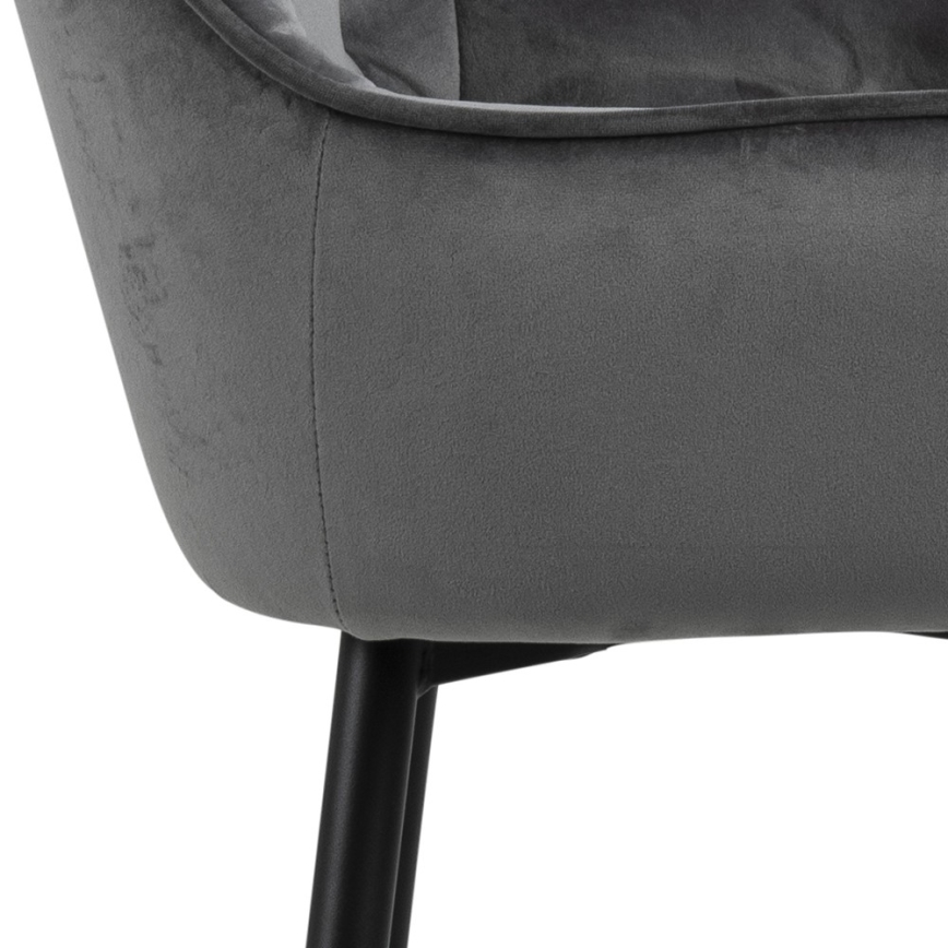 Tabouret de bar AYLIN 1 pcs gris foncé