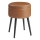 Tabouret en cuir CORE cognac