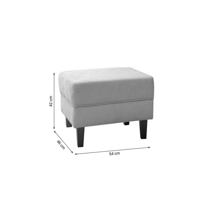 Tabouret GALA 42x54 cm jaune