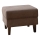 Tabouret GALA 42x54 cm marron foncé