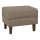 Tabouret GALA 42x54 cm marron