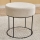 Tabouret JAVI Ø 40 cm crème