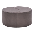 Tabouret JING Ø 80 cm marron
