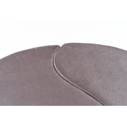 Tabouret JING Ø 80 cm marron
