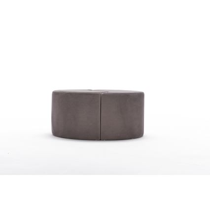 Tabouret JING Ø 80 cm marron