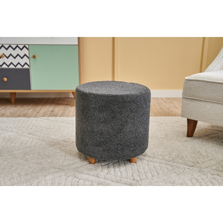 Tabouret KIMA Ø 40 cm, anthracite