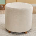 Tabouret KIMA Ø 40 cm crème