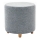 Tabouret KIMA Ø 40 cm gris