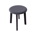 Tabouret KUBE Ø 36 cm noir/anthracite