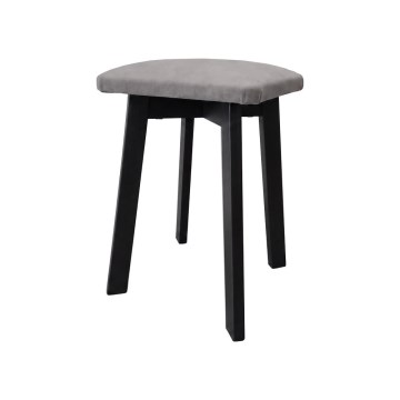 Tabouret LUBE 36x36 cm noir/gris