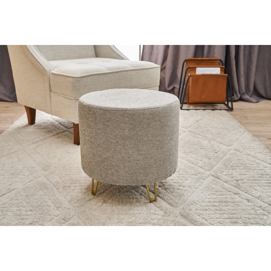 Tabouret NANI Ø 40 cm crème
