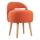 Tabouret NIKI, diamètre 46 cm, orange