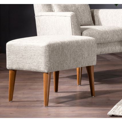 Tabouret NIMO 46 x 50 cm, crème