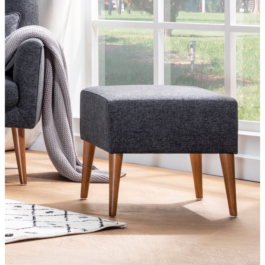 Tabouret NIMO 46x50 cm gris