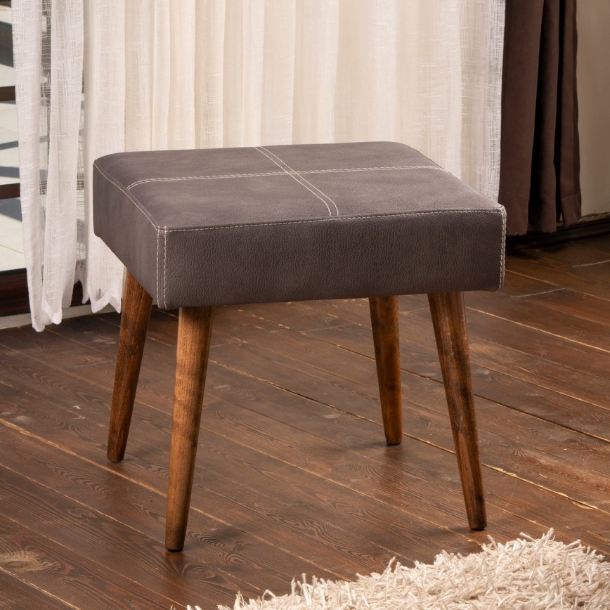 Tabouret NUTO 46x46 cm anthracite