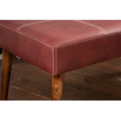 Tabouret NUTO 46x46 cm rouge