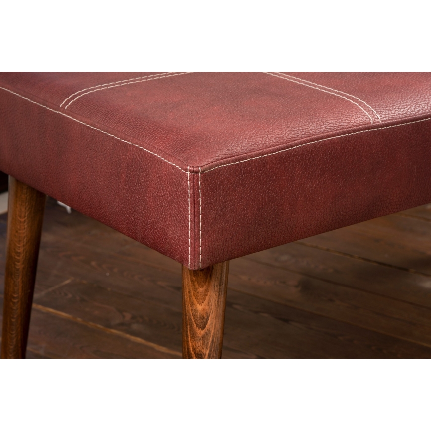 Tabouret NUTO 46x46 cm rouge