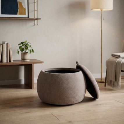 Tabouret PAKS Ø 50 cm gris