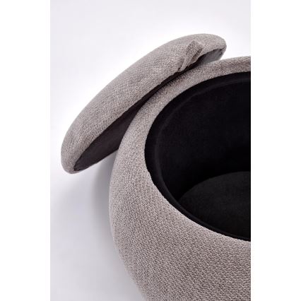 Tabouret PAKS Ø 50 cm gris