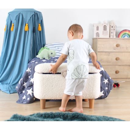 Tabouret PIXI 37 x 61 cm blanc